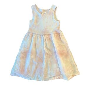 Gap girls pink tie dye dress Size 5 in excellent condition
